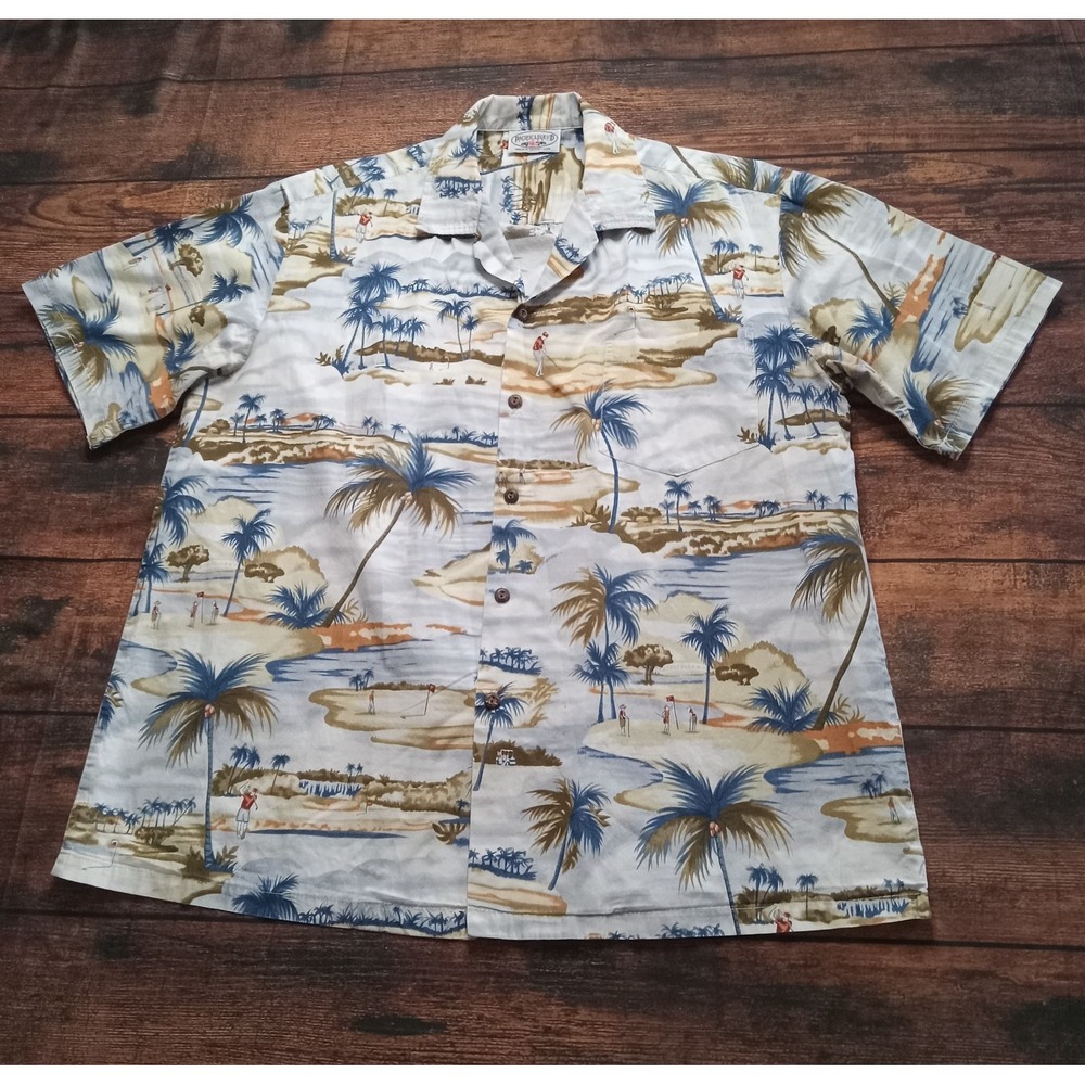 Pacific Legend Apparel‎ Hawaiian Short Sleeve Shirt Men's XL